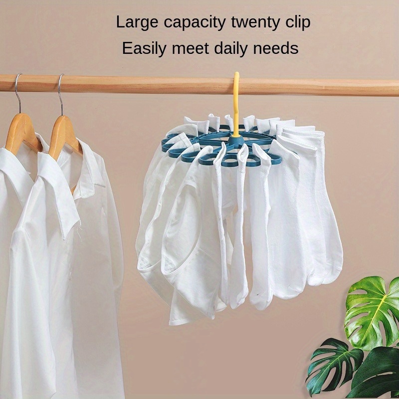 Sock Organizer Tray - Round Drying Rack Large Capacity 20