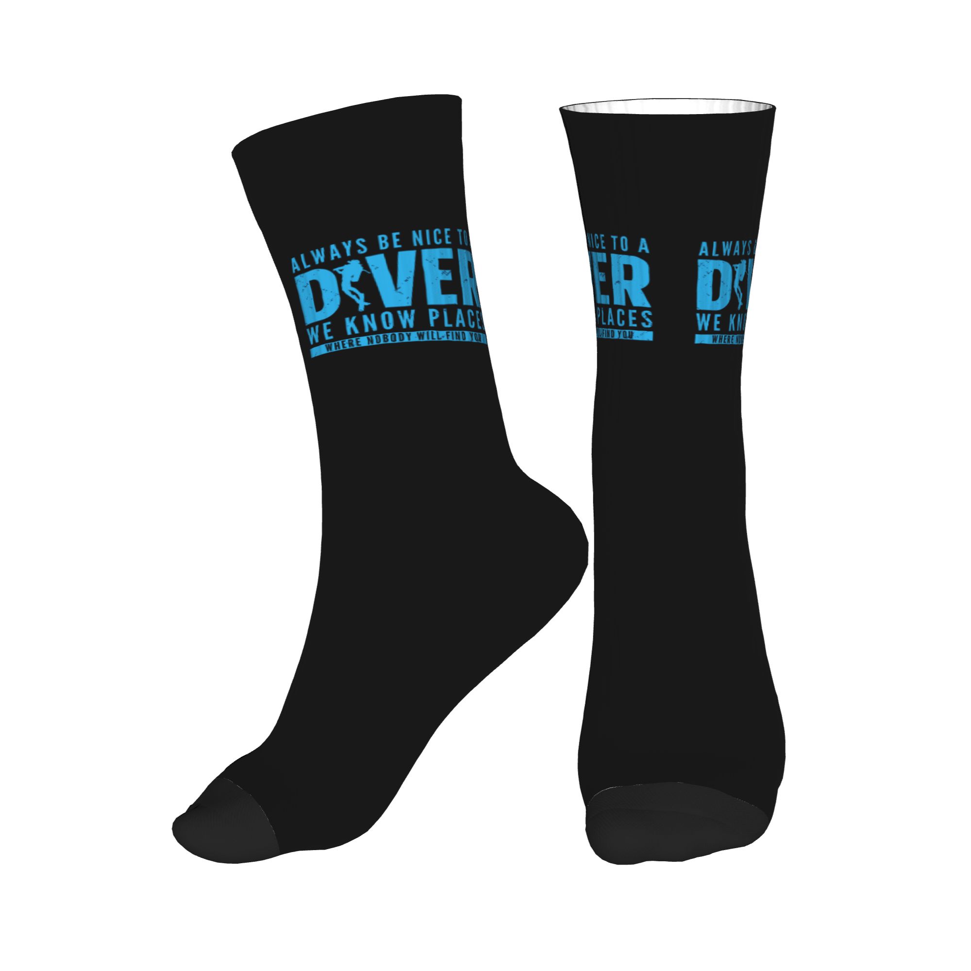 Dress Sock Men - Scuba Diving Men Women Crew Socks