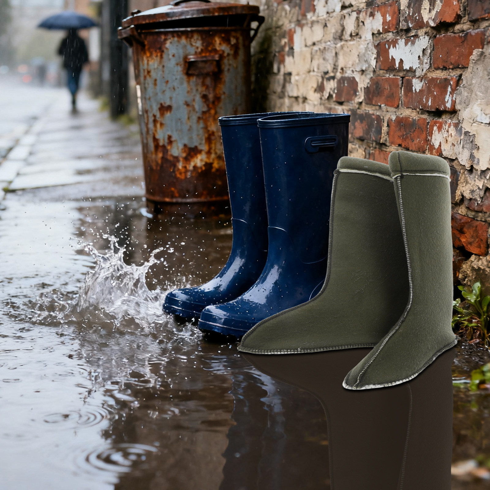 Thermal Sock Winter - 1Pair Thick Thermal Rain Boot Liners