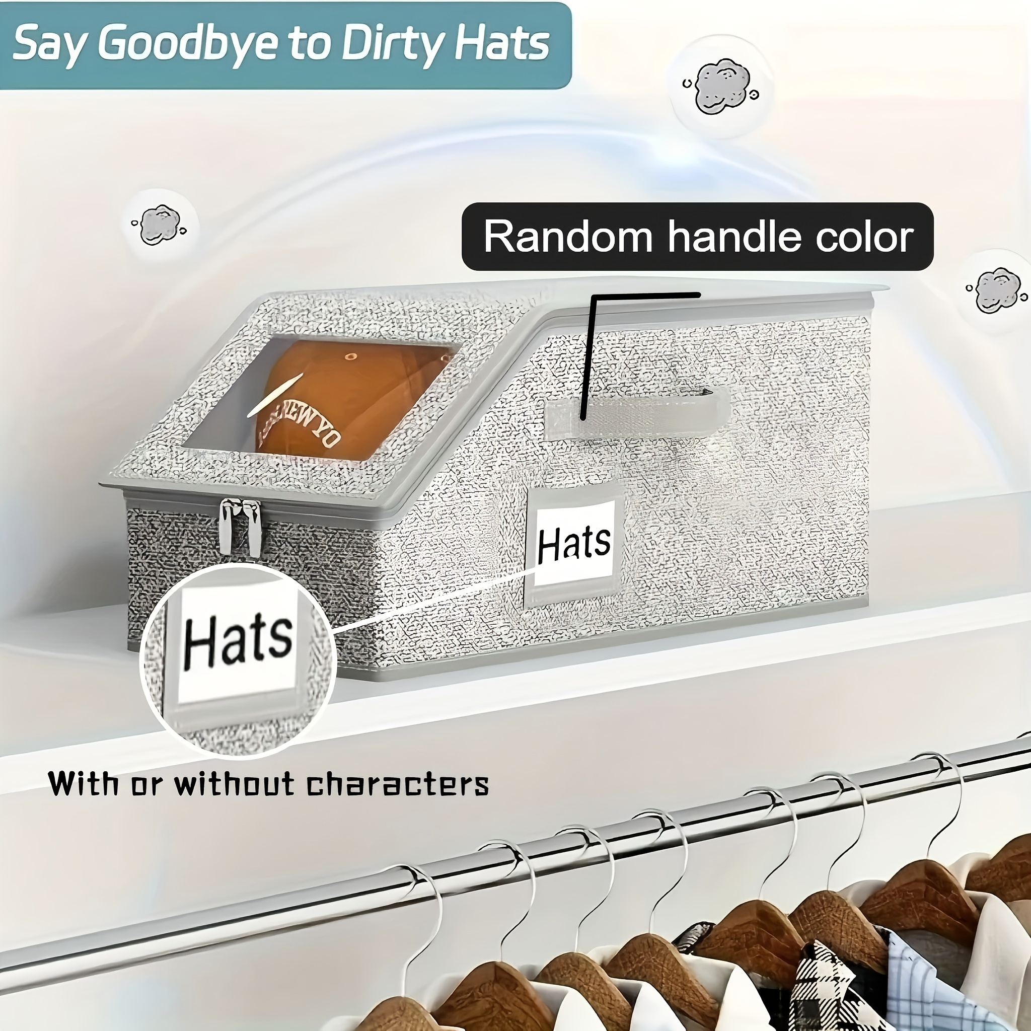 Foldable Zipper Baseball Cap S - огляд і ціна Sock Organizer Tray