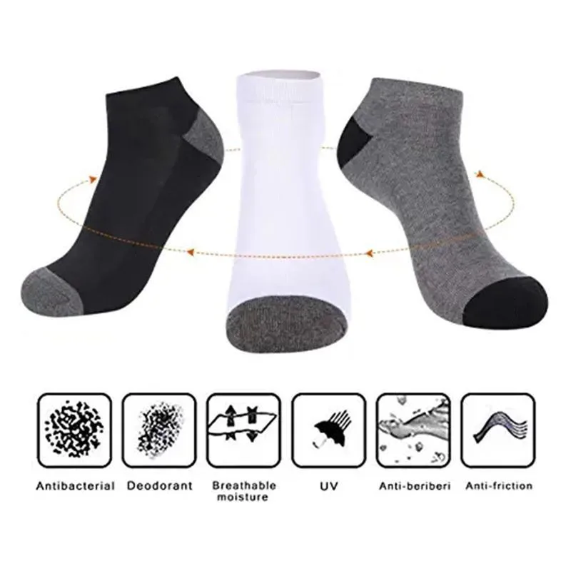 2026 Men's Color Block Boat So - огляд і ціна Ankle Sock Low Cut