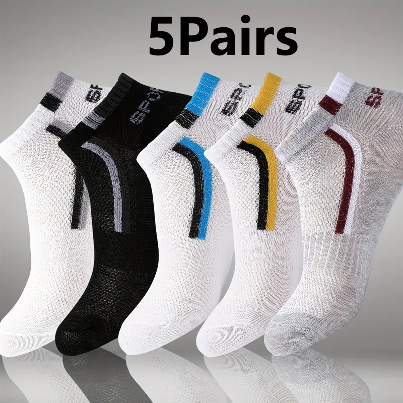 5Pair Men's Anti-Slip Ankle Bo - огляд і ціна Ankle Sock Low Cut