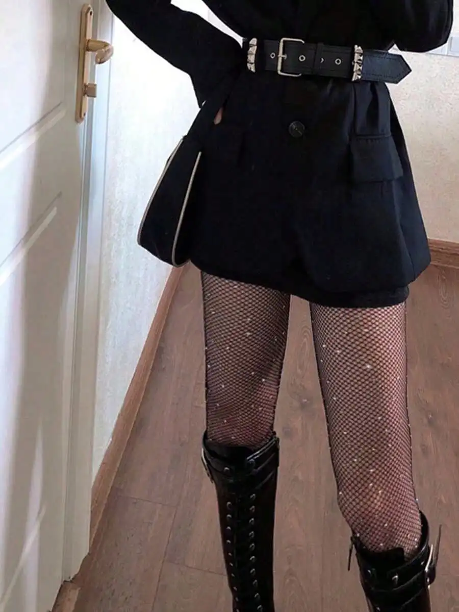 Women's Sheer Rhinestone Fishn - огляд і ціна Tights Pantyhose Sheer