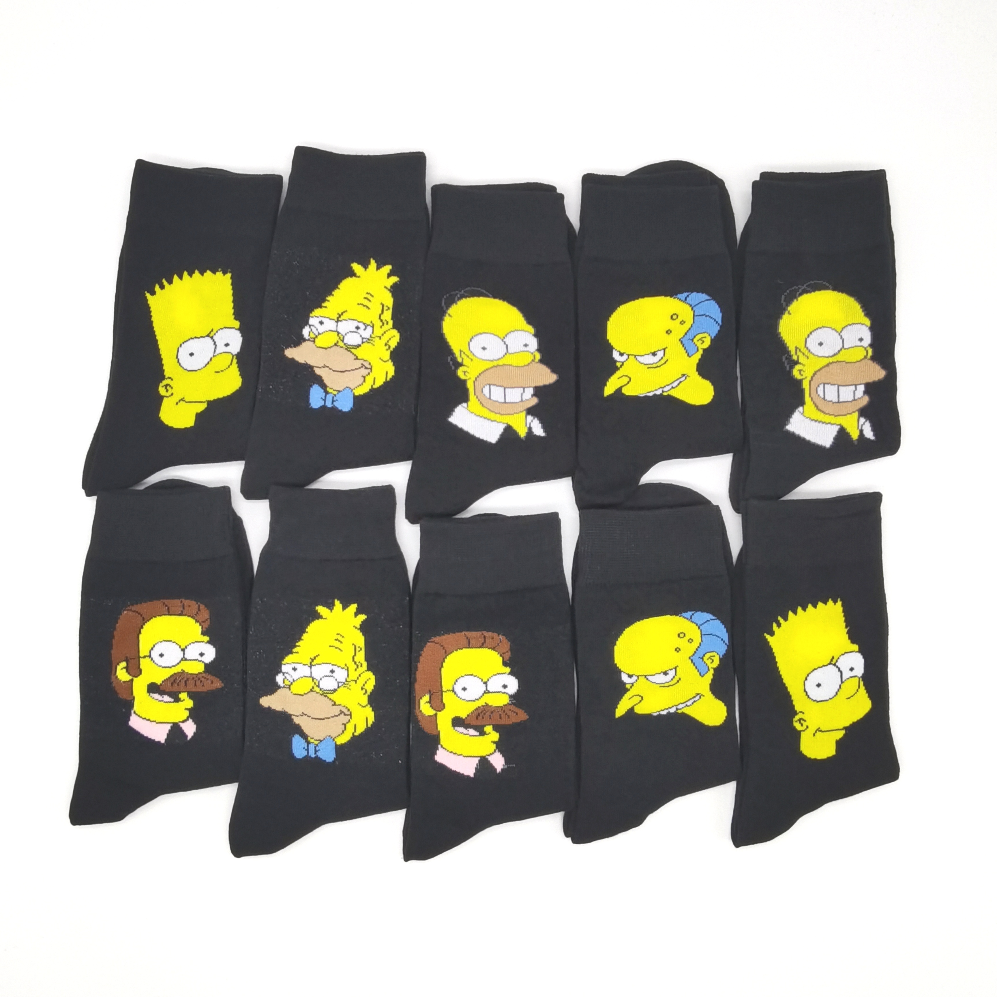 10 Pairs/Pack Funny Men Woman  - огляд і ціна Cotton Crew Sock Pack