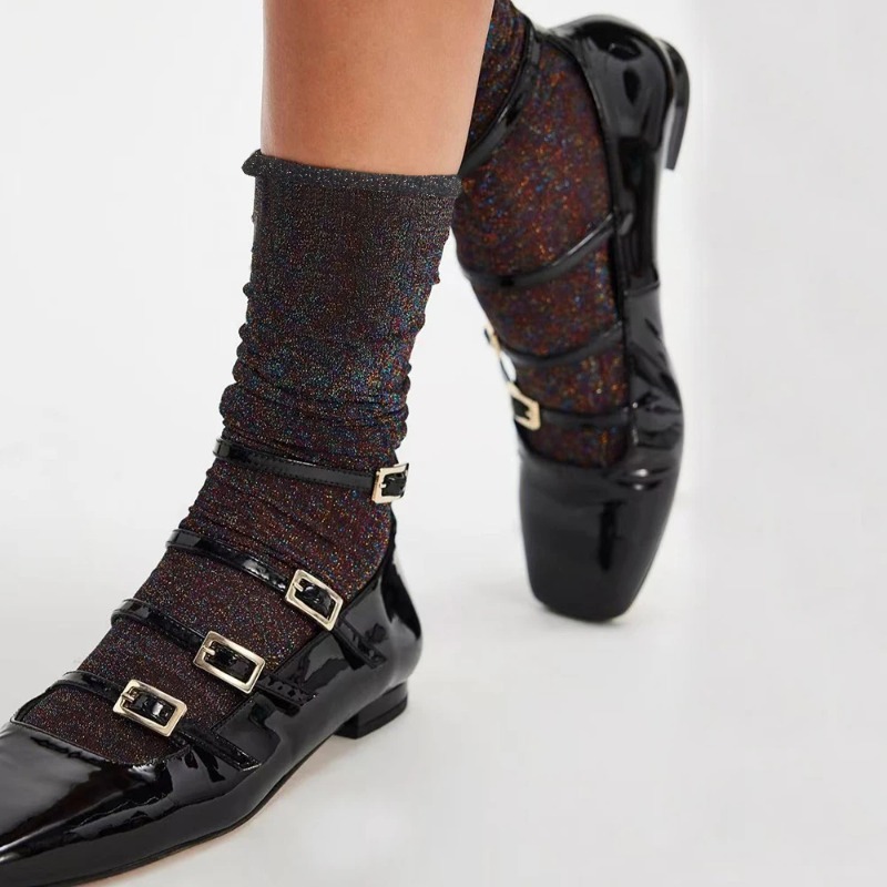 Colorful Sexy Shiny Women's So - огляд і ціна Silk Sock Bamboo