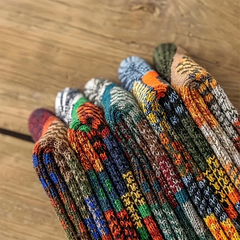 5 pairs of retro ethnic style  - огляд і ціна Thermal Sock Winter
