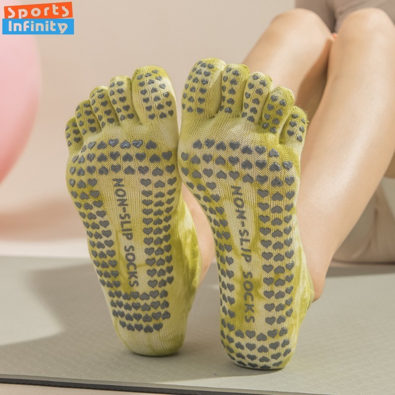 New Non Slip Tie Dye Five Fing - огляд і ціна Toe Sock Split