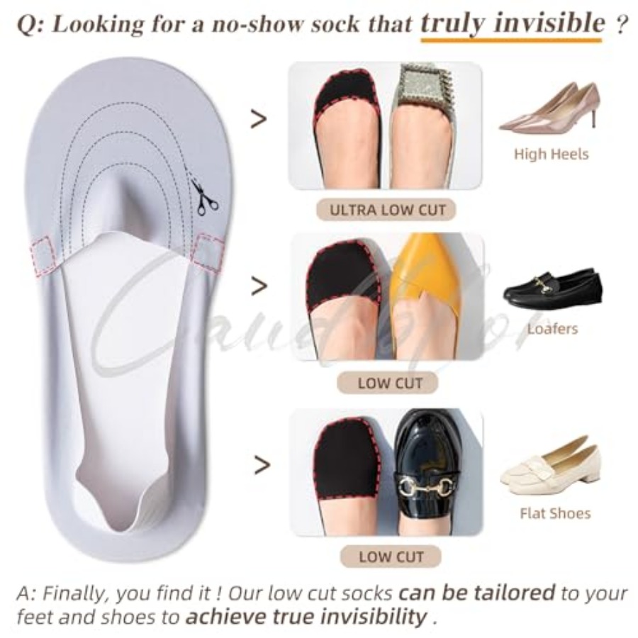 Caudblor Thin No Show Socks Wo - огляд і ціна Invisibility Sock Loafer