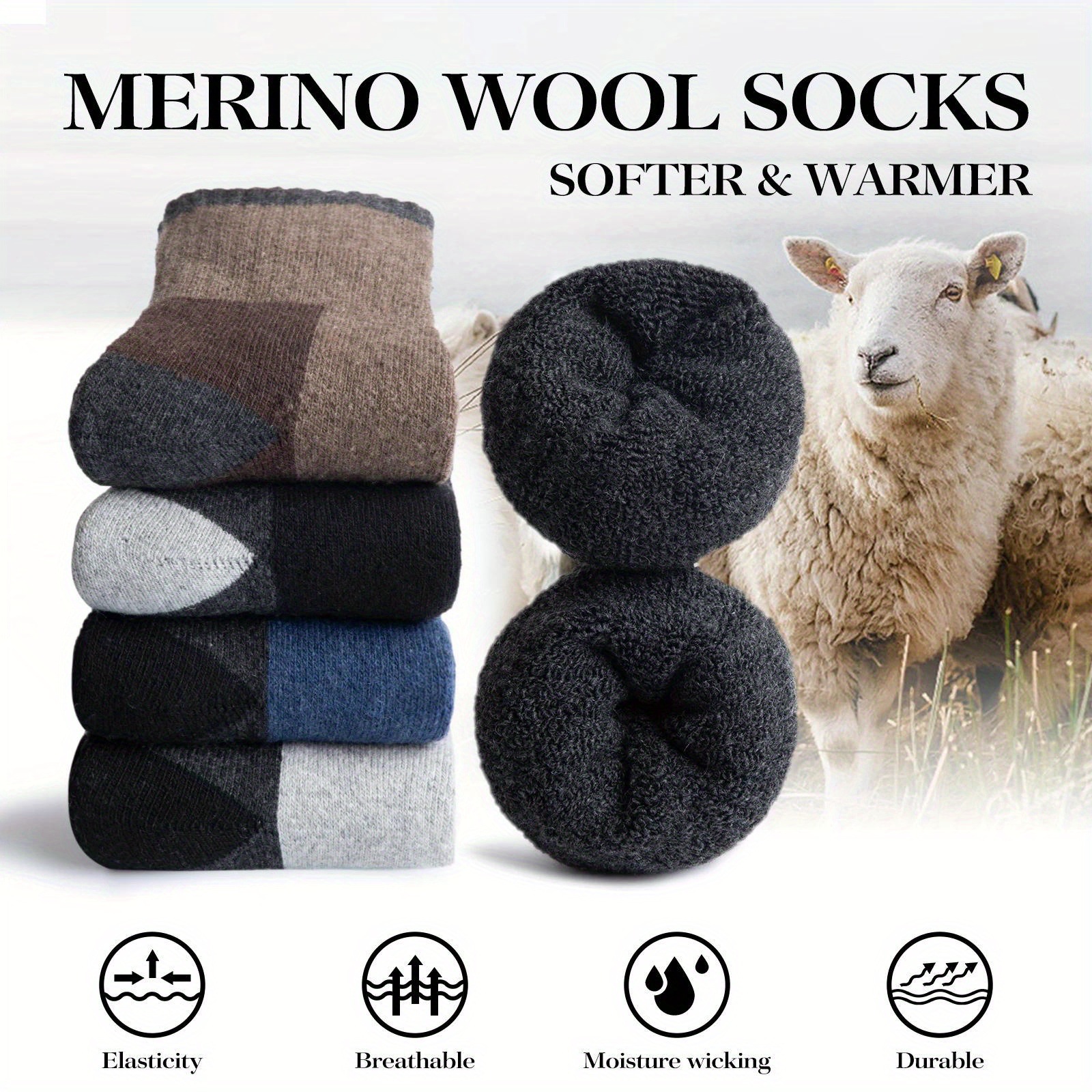 Winter Merino Wool Socks Thick - огляд і ціна Wool Hiking Sock