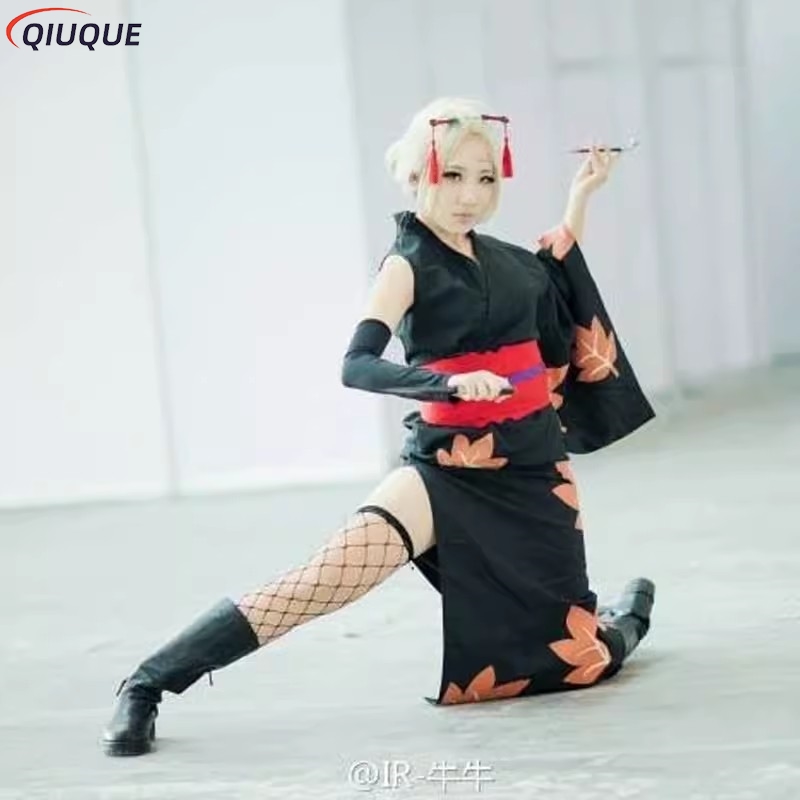 Tsukuyo Cosplay Costume Wig Ku - огляд і ціна Fishnet Stocking Women