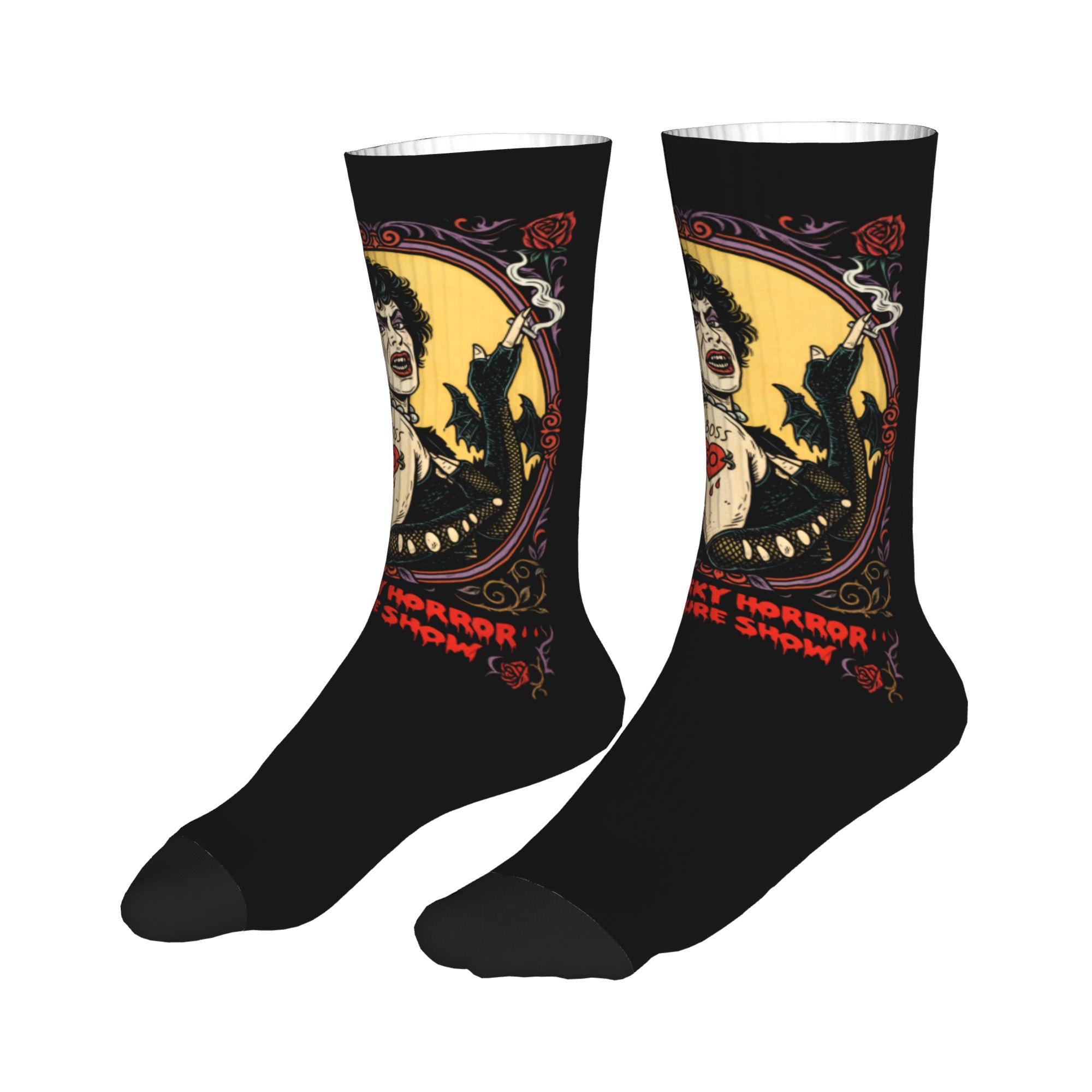 Fun Printed The Rockys Horror  - огляд і ціна No Show Sock Women