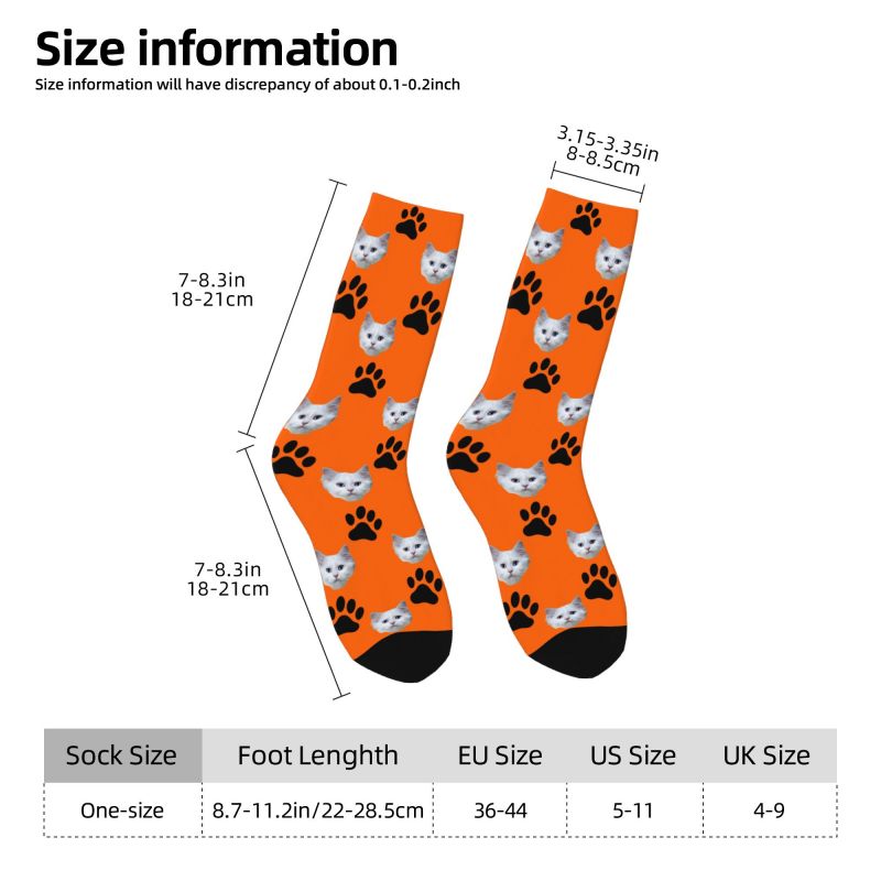 Custom Personalized Cat Head F - огляд і ціна Dress Sock Men