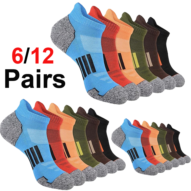 6/12 Pairs Men Vibrant Multico - огляд і ціна Ankle Sock Low Cut