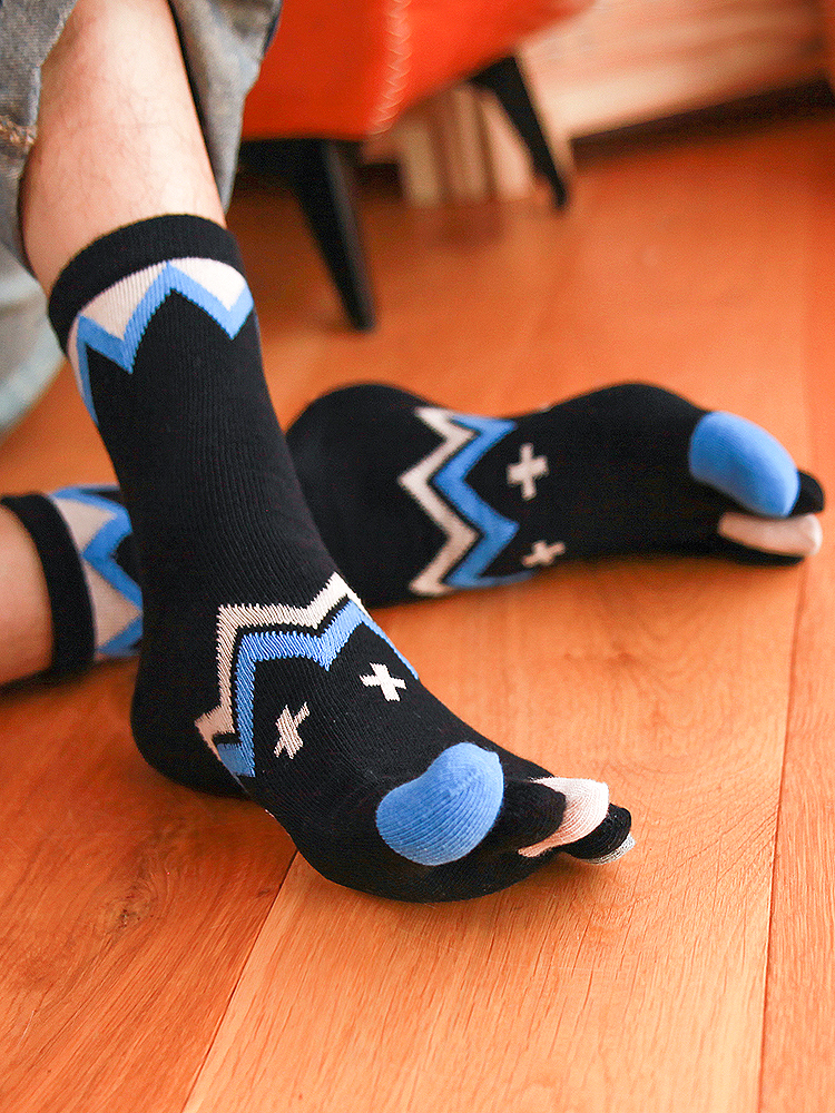 5 Pairs Four-season Pure Cotto - огляд і ціна Toe Sock Split