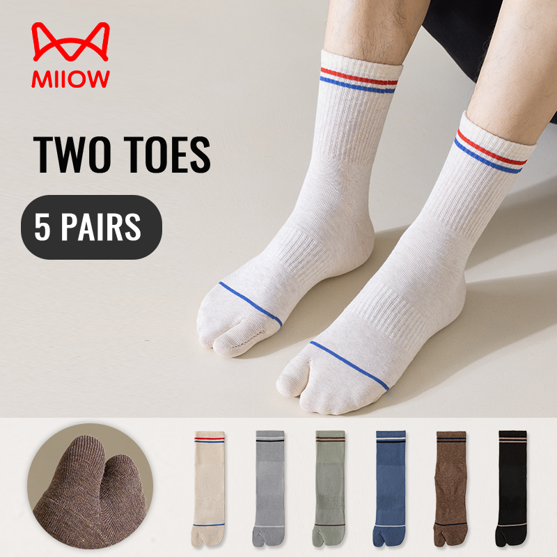 MiiOW Japanese Tabi Socks Spli - огляд і ціна Toe Sock Split