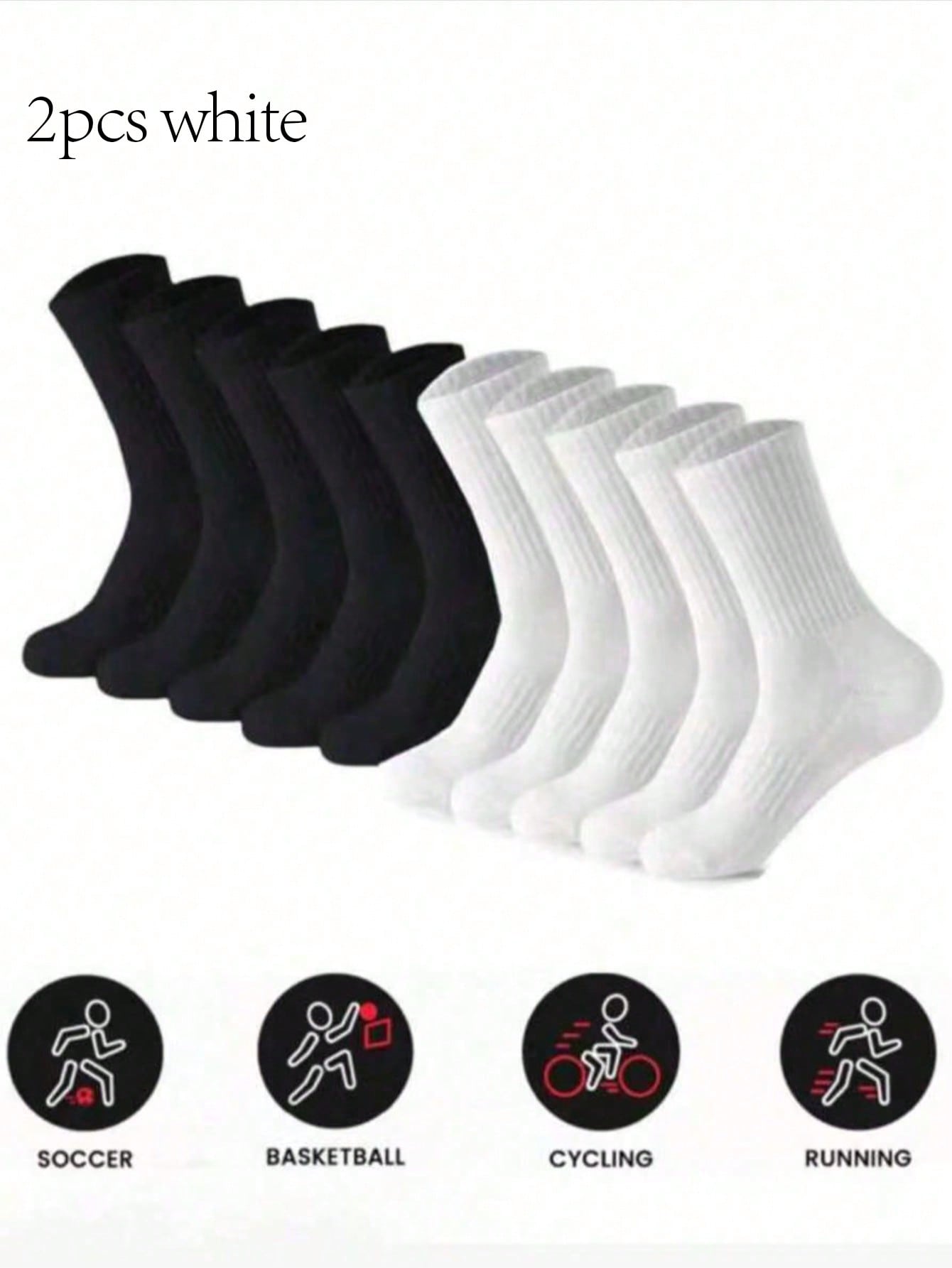 Women's Running Socks Pack, Bl - огляд і ціна Cotton Crew Sock Pack