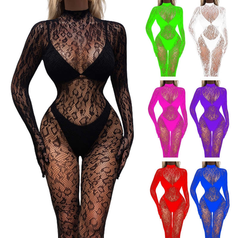 Women Translucence Nightgown L - огляд і ціна Fishnet Stocking Women