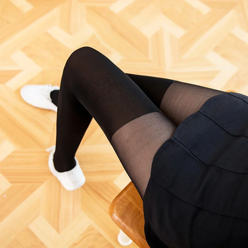 Fake Over-the-Knee Velvet Tigh - огляд і ціна Tights Pantyhose Sheer