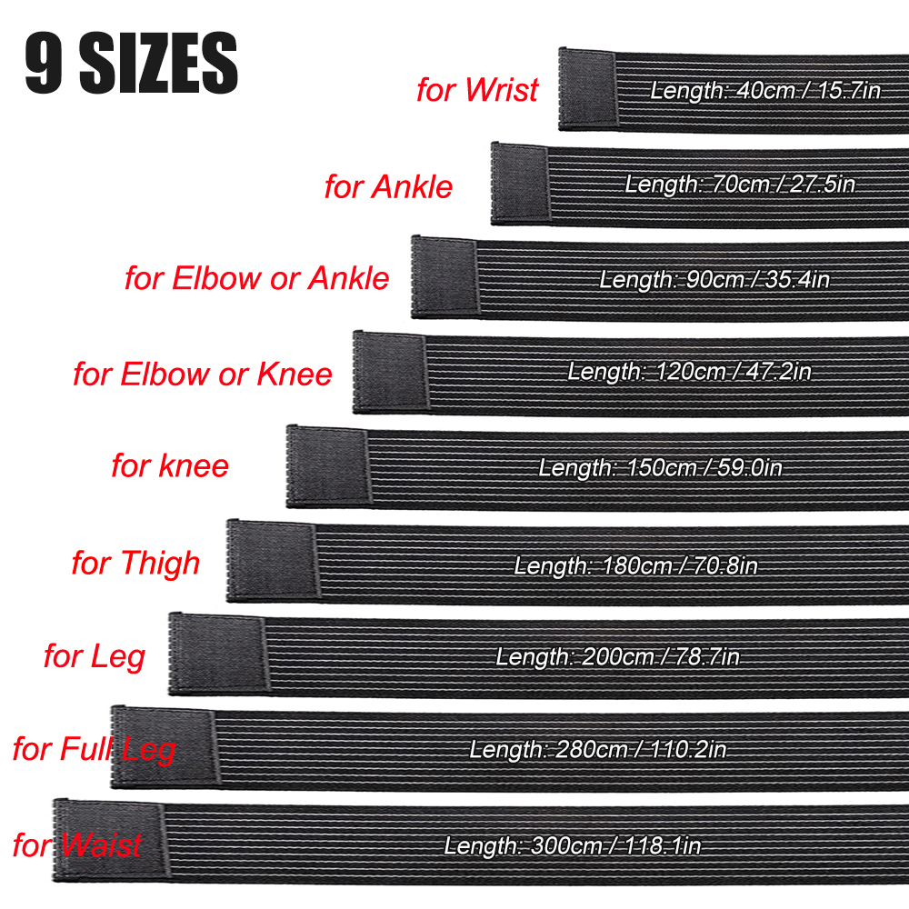 1PCS 40-300cm Compression Band - огляд і ціна Compression Sleeve Calf