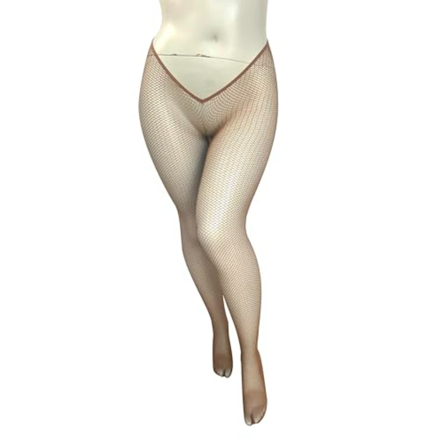 V-Cut Skintone Gold Glitter Fi - огляд і ціна Fishnet Stocking Women