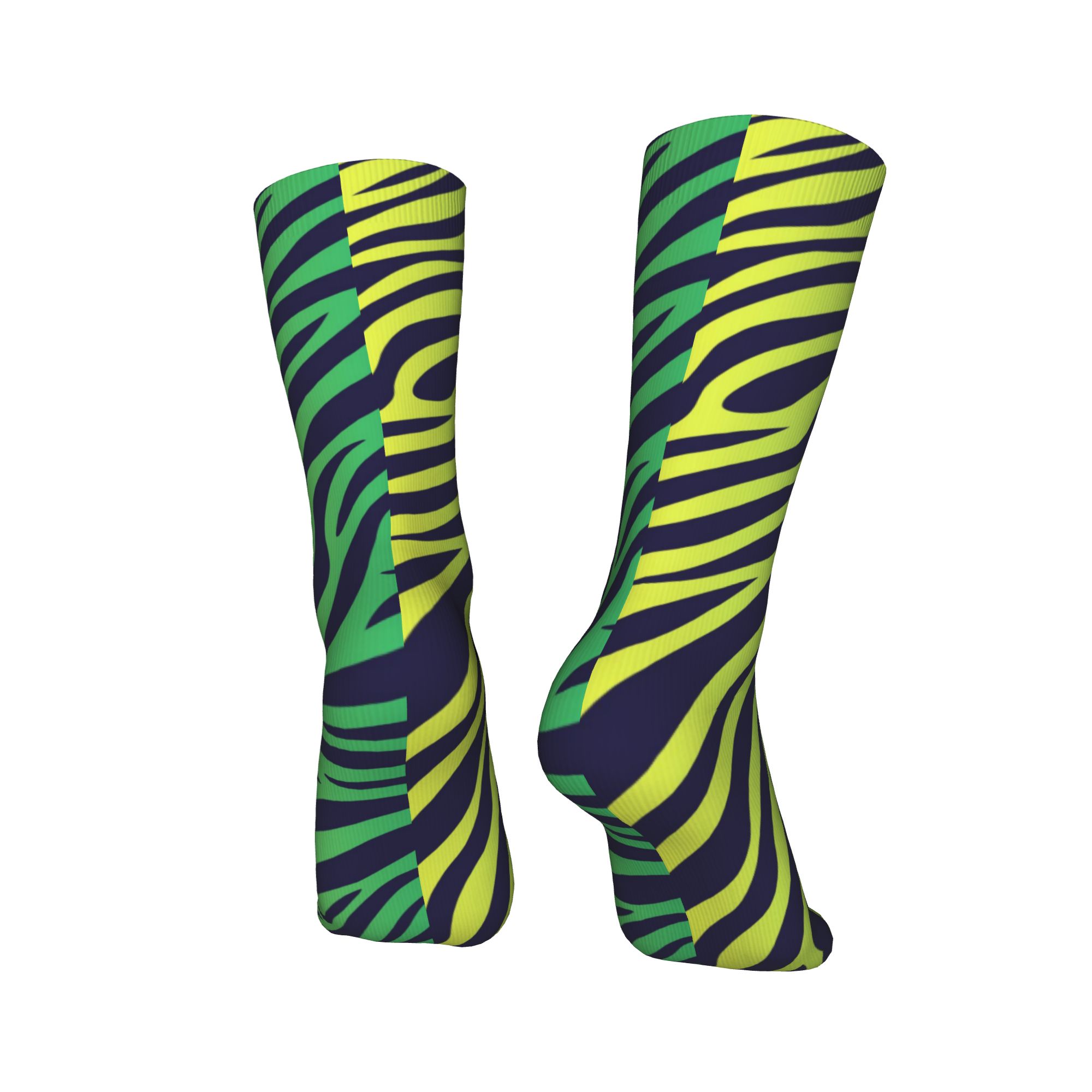 Colorful Tiger Zebra Skin Patt - огляд і ціна Dress Sock Men
