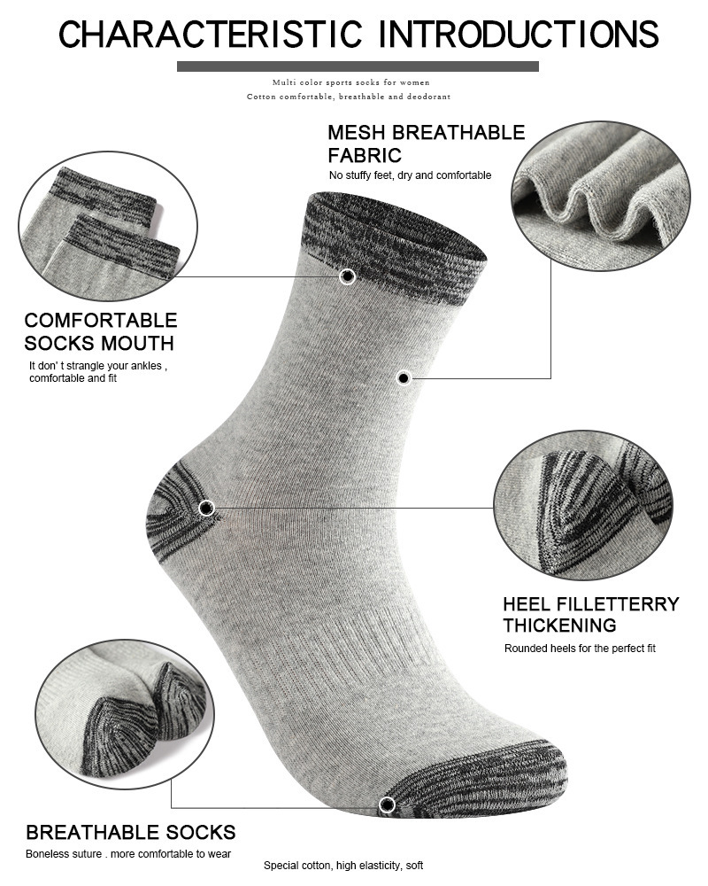 1/5 Pairs Men's Socks Pack Ove - огляд і ціна Cotton Crew Sock Pack