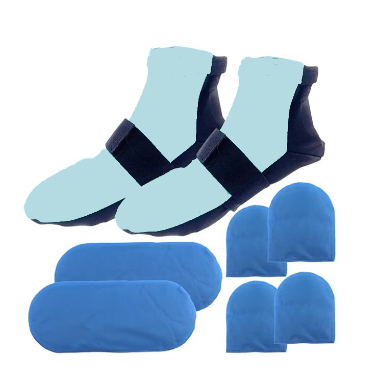 Sky blue burns injury relaxes  - огляд і ціна Cotton Crew Sock Pack