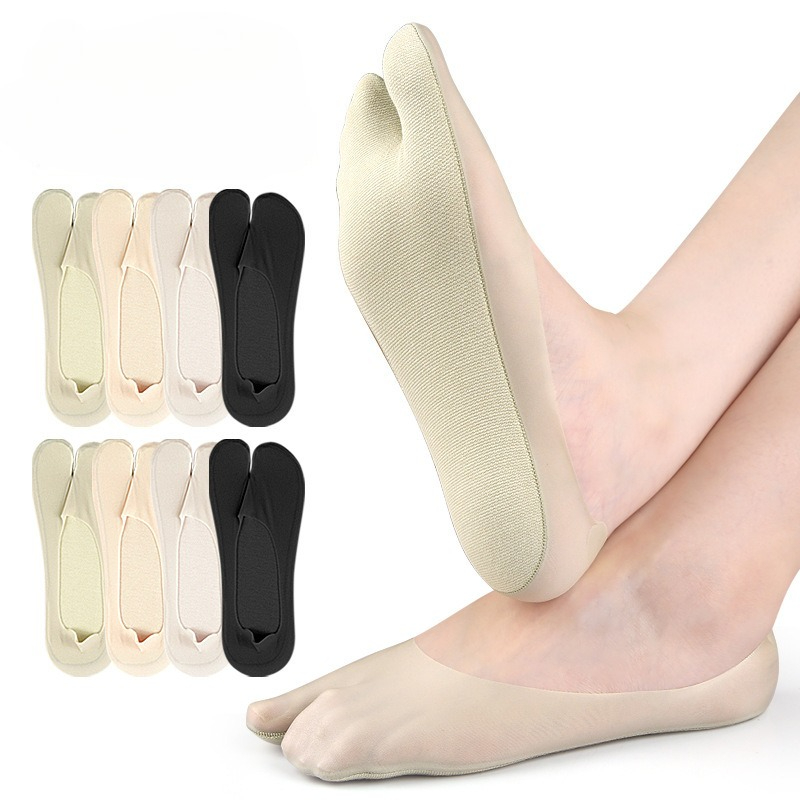 A pair of summer thin ice silk - огляд і ціна Toe Sock Split
