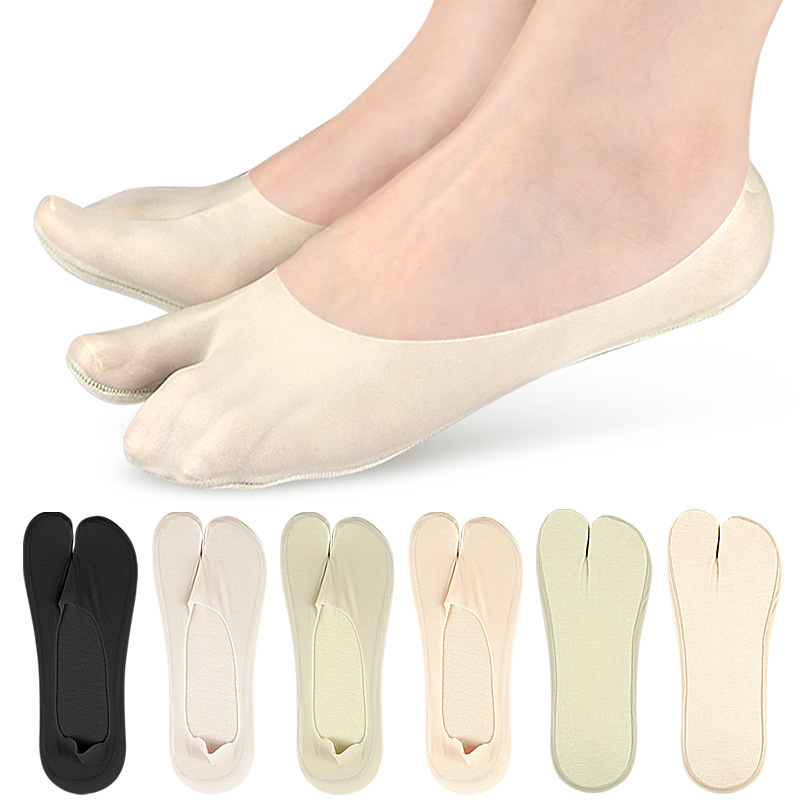 A pair of summer thin ice silk - огляд і ціна Toe Sock Split