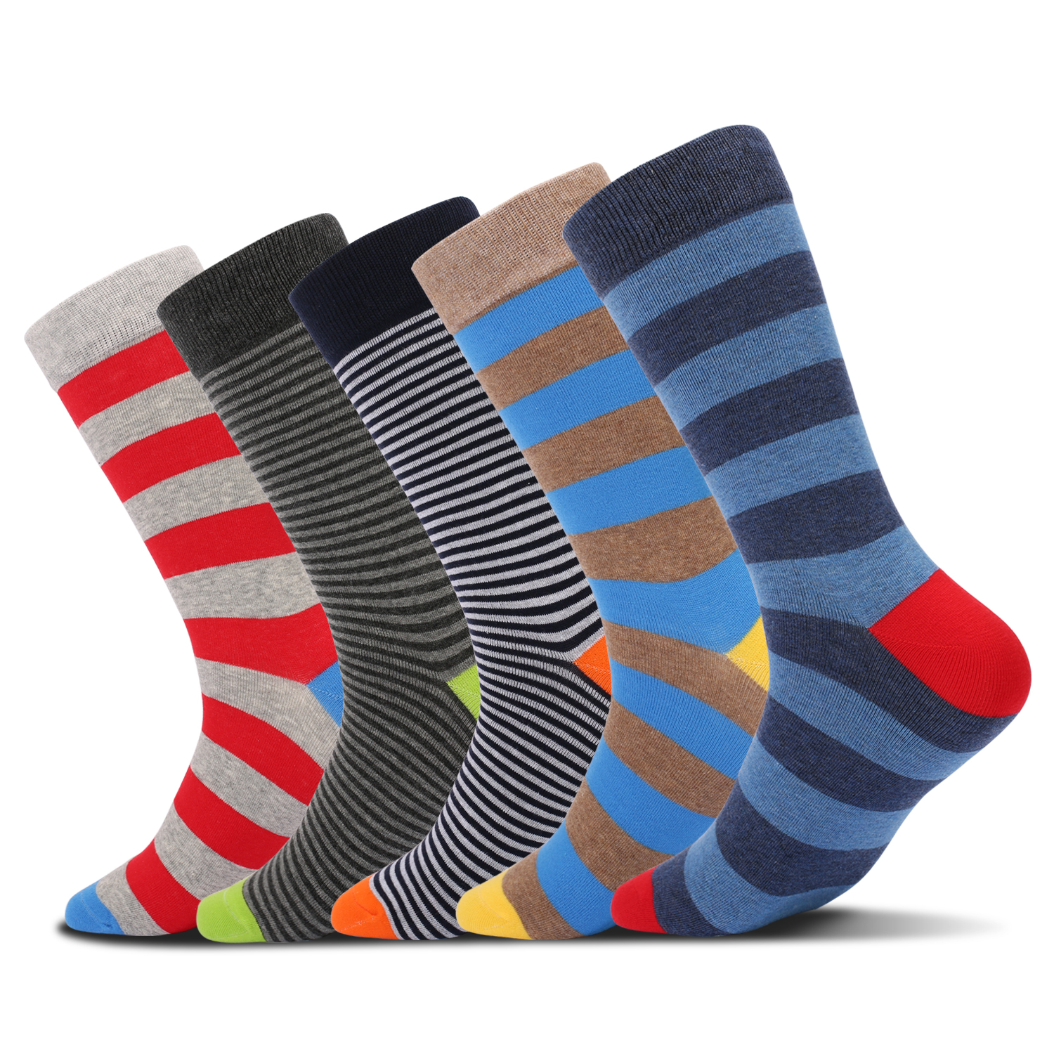 5Pairs Mens Fun Dress Socks, P - огляд і ціна Cotton Crew Sock Pack