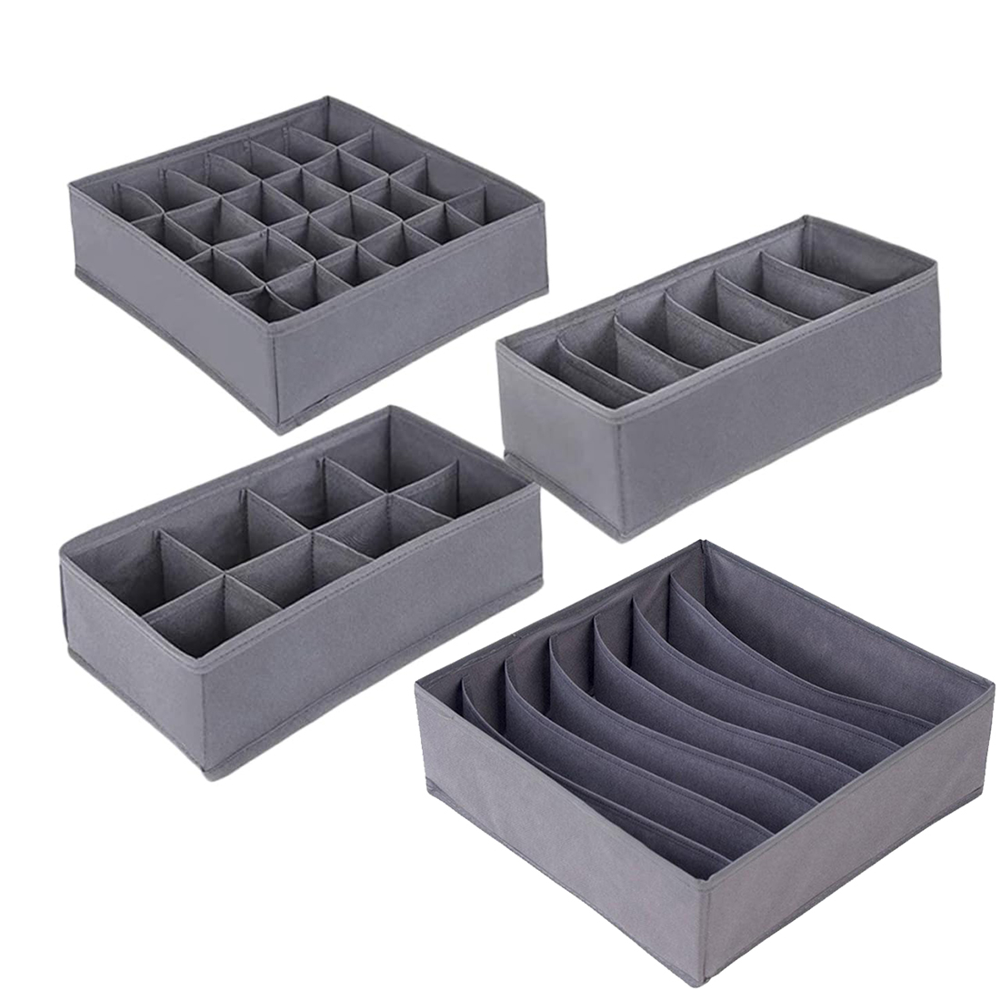 6/7/8/24 Grids Foldable Fabric - огляд і ціна Sock Organizer Tray