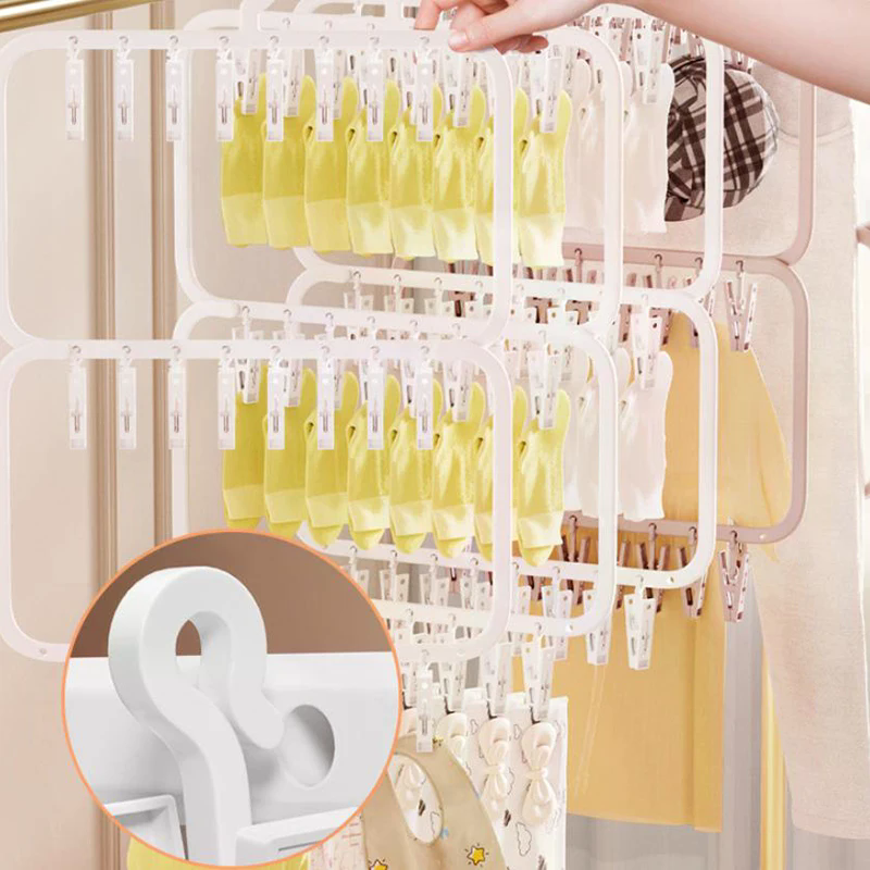 Multi-clip Sock Drying Rack Mu - огляд і ціна Sock Organizer Tray