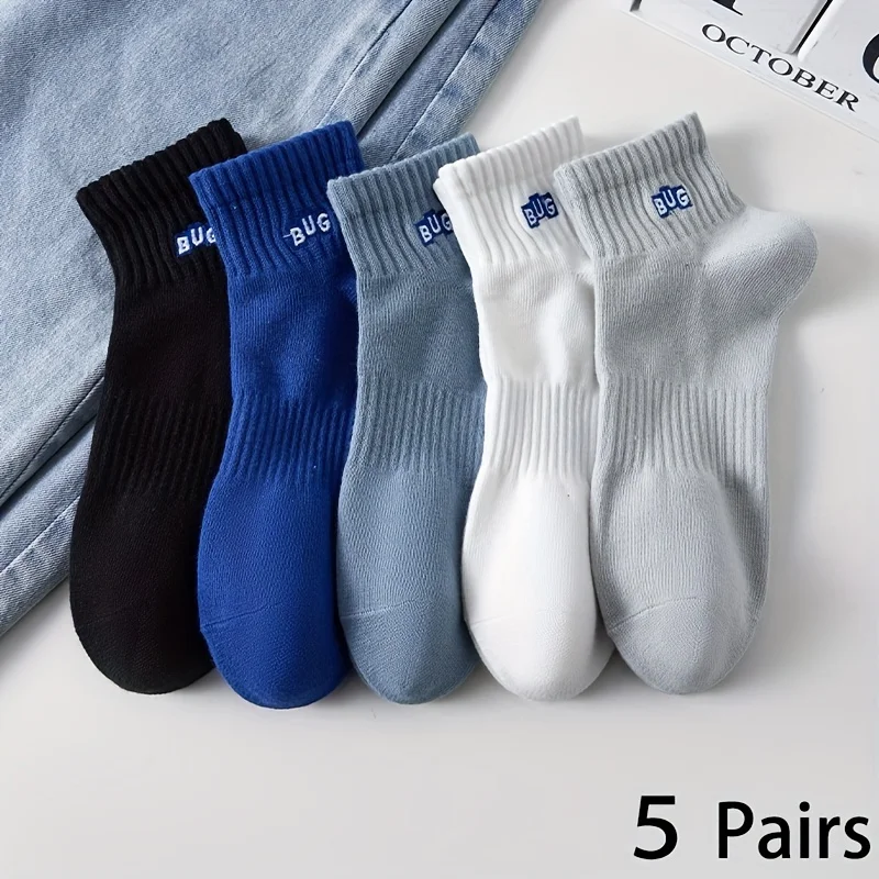 5 Pairs Men's Ankle Socks, Sol - огляд і ціна Ankle Sock Low Cut