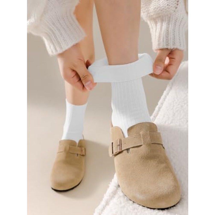 DOKUTOKU Womens Crew Socks Siz - огляд і ціна Cotton Crew Sock Pack