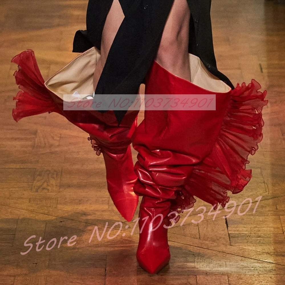 Ruffles Tulle Slouchy Sock Sty - огляд і ціна Boot Sock Slouchy