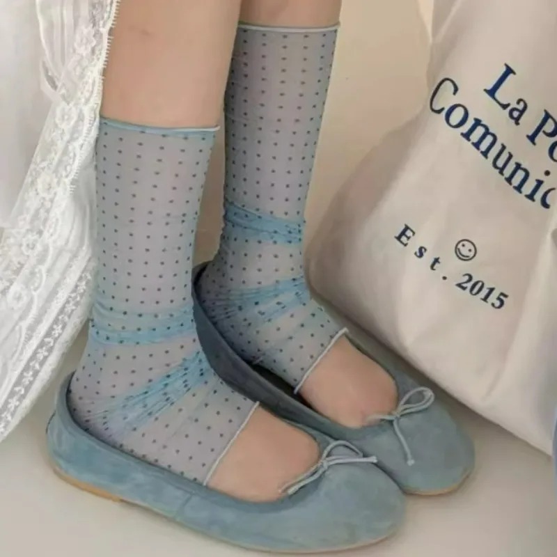 2026 Fashion Polka Dot Lace So - огляд і ціна Silk Sock Bamboo