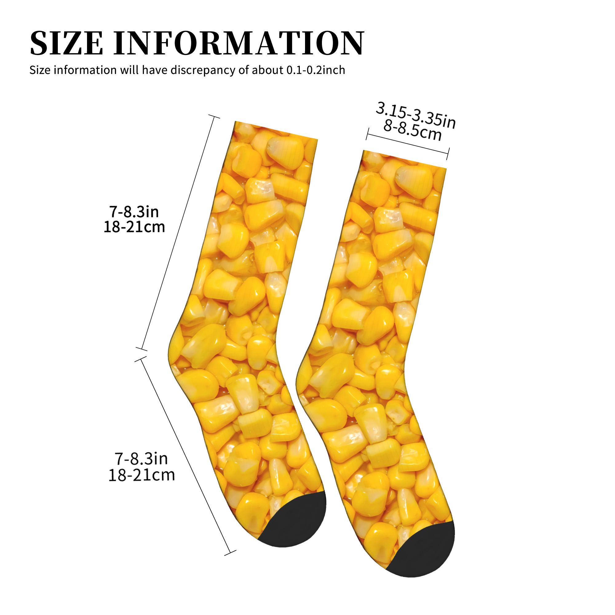 It's Corn Yellow Corn Kernels  - огляд і ціна Dress Sock Men